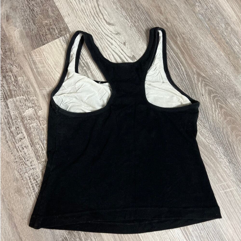 Jacques Moret Black Athletic Tank Top Womens XL Stretch Athleisure Activewear - Picture 2 of 7
